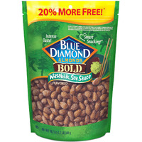 Blue Diamond Almonds, Bold Snack Nut Flavored Wasabi And Soy Sauce Value Bag Great For Snacking And Cravings At Home, Office, Or On-The-Go, 19.2 Ounce Bag