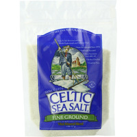 Celtic Sea Salt, Fine Ground, 8 Ounce Resealable Bag, Pack Of 6