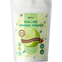 Orgfun Original Lime Powder, Whole Lime Juice Freeze Dried Powder, Fresh Squeezed Lime Juice Prefer For Cocktails, Drinks, Smoothies, And Cooking 7.06 Oz