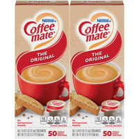 Nestle Coffee-Mate Liquid Creamer Original 2-Pack; 50 Count Each