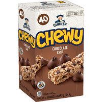 Quaker Chewy Chocolate Chip Granola Bars, Peanut Free 40-Count {Imported From Canada}