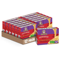 Annies Four Cheese Shells Deluxe Rich & Creamy Macaroni & Cheese With Organic Pasta, Kids Mac & Cheese Dinner, 11.3 Oz (Pack Of 12)