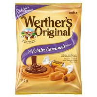 Werther's Original Soft Eclairs Caramel Candies, 116G/4.1Oz, (Imported From Canada)