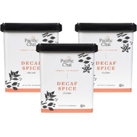 Pacific Chai Decaf Spiced Chai Latte, Instant Powered Dry Chai Tea Latte Beverage Mix, Gluten Free, Kosher, 9 Ounce (Pack Of 3)