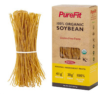 Purefit - Soy Bean Low Carb Pasta (10 Oz/5 Servings) - Organic Spaghetti Noodles, Gluten Free Pasta, Keto Friendly, High Protein, Non-Gmo, Kosher, Plant-Based Protein, Bean Noodles
