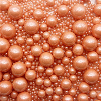 Rose Gold Edible Pearls For Cake Decorating 5.1 Oz | Rose Gold Edible Pearls | Rose Gold Sprinkles | Rose Gold Pearl Sprinkles | Rose Gold Pearl Cake Decorations | Gluten Free Pearl Decoration