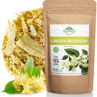 1.8 Oz. Linden Tea Dried Linden Flower Tea Herbal (Tilia Cordata) - 50G Linden Flowers Tea Herb Lipa