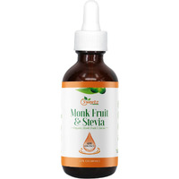 G-Sweetz Monk Fruit & Stevia Liquid Sweetener Drops - Natural Sweeteners & Sugar Alternatives - Delicious Blend With No Bitter Aftertaste - Concentrated Sweetener Liquid Drops Extract - 2 Fl Oz (400 Servings)