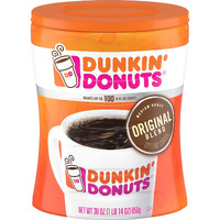 Dunkin' Donuts Original Blend Medium Roast Ground Coffee, 30 Ounces, Pack Of 4