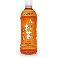 Ito En Oi Ocha Unsweetened Roasted Green Tea, 16.9 Fluid Ounce (Pack Of 12), Low Calorie