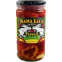 Mama Lils Peppers Sweet Hot In Brine, 12 Oz