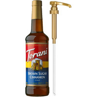 Torani Coffee Syrup, Brown Sugar Cinnamon Flavored Syrup For Drinks, Pump Included, 25.4 Fl Oz