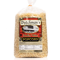 Dutchman's White Popcorn: Medium Popcorn Kernels For Popping In Microwave, Stovetop - Non Gmo And Gluten Free Gourmet Popping Corn - 4 Pound Refill Bag