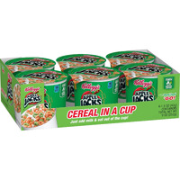 Apple Jacks Cold Breakfast Cereal Cups, 8 Vitamins And Minerals, Kids Snacks, Original (12 Cups)