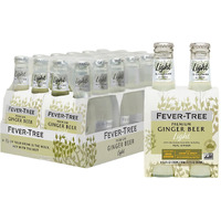 Fever-Tree Light Ginger Beer, 6.8 Fl Oz (24 Bottles) Lower In Calories, No Artificial Sweeteners, Flavorings Or Preservatives