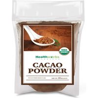 Healthworks Cacao Powder (16 Ounces / 1 Pound) | Cocoa Chocolate Substitute | Certified Organic | Sugar-Free, Keto, Vegan & Non-Gmo | Peruvian Bean/Nut Origin | Antioxidant Superfood