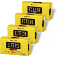 Cdm Ground Coffee & Chicory Regular Grind, 13Oz Bag (Pack Of 4)