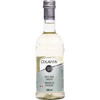 Colavita Wine Vinegar - Aged White Wine Vinegar, 17 Fl Oz