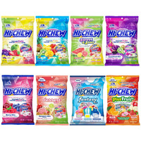 Hi-Chew Variety Mix, Pack Of 8 Bags - 22 Flavors Including Dessert Mix - Unique Fun Soft & Chewy Taffy Candy - Immensely Juicy Fruit Flavors - Individually Wrapped For Sharing