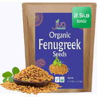Jiva Organic Fenugreek Seeds 2.5 Lb Bulk - As Seen On Tik Tok - Whole Methi Seeds - Non Gmo, Non-Irradiated, Gluten Free - (Fenogreco En Semillas)