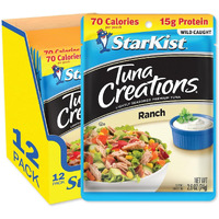 Starkist Tuna Creations Ranch, 2.6 Oz Pouch (Pack Of 12) (Packaging May Vary)