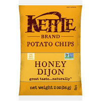 Kettle Brand Potato Chips, Honey Dijon Bags, 2 Ounce (Pack Of 24)