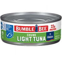 Bumble Bee Chunk Light Tuna In Water, 5 Oz Cans (Pack Of 48) - Wild Caught Skipjack Tuna - 23G Protein Per Serving - Msc Certified Sustainable Seafood, Non-Gmo, Gluten Free, Kosher