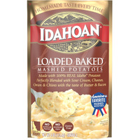 Idahoan Mashed Potatoes, Loaded Baked Potato, 4-Ounce Package (Pack Of 12)