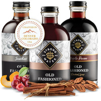 Strongwater Old Fashioned Craft Cocktail Mixer - Makes 96 Cocktails - Handcrafted Old Fashioned Syrup With Maple, Pecans & More - Old Fashioned Gift Set, Just Mix With Bourbon Or Whiskey