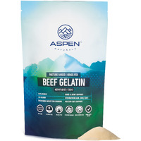Aspen Naturals Grass Fed Beef Gelatin Powder 3Lb - Unflavored And Easy To Mix - Pasture Raised Protein Supplement- Non Gmo, Paleo Friendly
