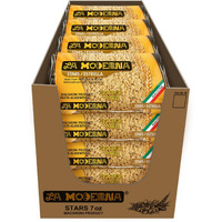 La Moderna Stars Pasta, Noodles, Durum Wheat, Protein, Fiber, Vitamins, 7 Oz, Pack Of 20