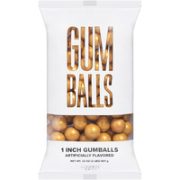 Candy Envy - Shimmer Gold 1"" Gumballs - 2Lb Bag - New & Improved Flavor - Approximately 113 Gumballs Per Bag - North American Made & Kosher Certified