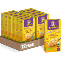 Annie's Organic Vegan Mac, Shells & Sweet Potato Pumpkin, 6 Oz. (Pack Of 12)