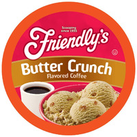 Friendly's Flavored Ice Cream Coffee Pods, Compatible With Keurig K Cup Brewers (Butter Crunch, 40 Count)