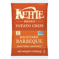 Kettle Brand Potato Chips, Backyard Barbeque, 2 Ounce Bag (Pack Of 24)