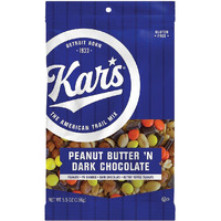 Kars Nuts Peanut Butter N Dark Chocolate Trail Mix - 5.5 Oz Snack Mix, Pack Of 12 - Gluten-Free Snack Mix