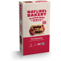 Nature's Bakery Gluten Free Fig Bars, Pomegranate, 1- 12 Count Box Of 2 Oz Twin Packs (12 Packs), Vegan Snacks, Non-Gmo