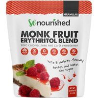 Monk Fruit Sweetener With Erythritol Granular - 1:1 Sugar Substitute, Keto - 0 Calorie, 0 Net Carb, Non-Gmo 5 Pounds