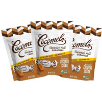Cocomels Coconut Sugar Coconut Milk Caramels, 3 Oz, 3 Pack, Dairy Free, Vegan, Organic