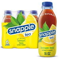 Snapple Lemon Tea, 16 Fl Oz Recycled Plastic Bottle, 6 Pack