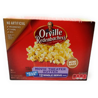 Orville Redenbachers Gourmet Popcorn Movie Theater Butter 12 Ct. Mini (Pack Of 2)