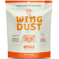 Kosmos Q Bbq Buffalo Wing Dust - 5 Oz Bag For Wings, Popcorn & More - Dry Bbq Wings Rub With Signature Buffalo Heat & Smoky Bbq Spices (Bbq Buffalo)