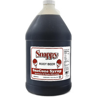 Snappy Popcorn Root Beer Sno Cone Syrup, 1 Gallon, 11 Pound