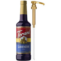 Torani Coffee Syrup, Lavender Flavored Syrup For Drinks, Pump Included, 25.4 Fl Oz