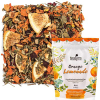 Tealyra - Orange Lemonade - Hibiscus - Eucalyptus - Lemongrass - Herbal Fruity Loose Leaf Tea Blend - Vitaminsrich - Boost Immune System- 100% Natural - Hot And Iced - Caffeine-Free - 110G (4-Ounce)