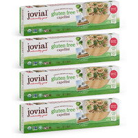 Jovial 100% Organic Gluten Free Brown Rice Pasta, Capellini, 4 Count