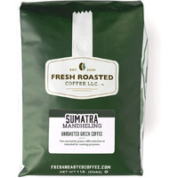 Fresh Roasted Coffee, Unroasted Sumatra Mandheling | Single Origin | Kosher | 5 Pound