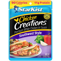 Starkist Chicken Creations, Southwest Style, 2.6 Oz Pouch, Pack Of 12