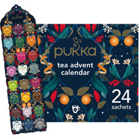 Pukka Herbal & Tea Gift Calendar, Tea Selection Made With Organic Ingredients, Best For Birthdays, Anniversaries & Holidays, 24 Tea Bags