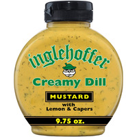 Inglehoffer Creamy Dill Mustard, 9.75 Oz Squeeze Bottle